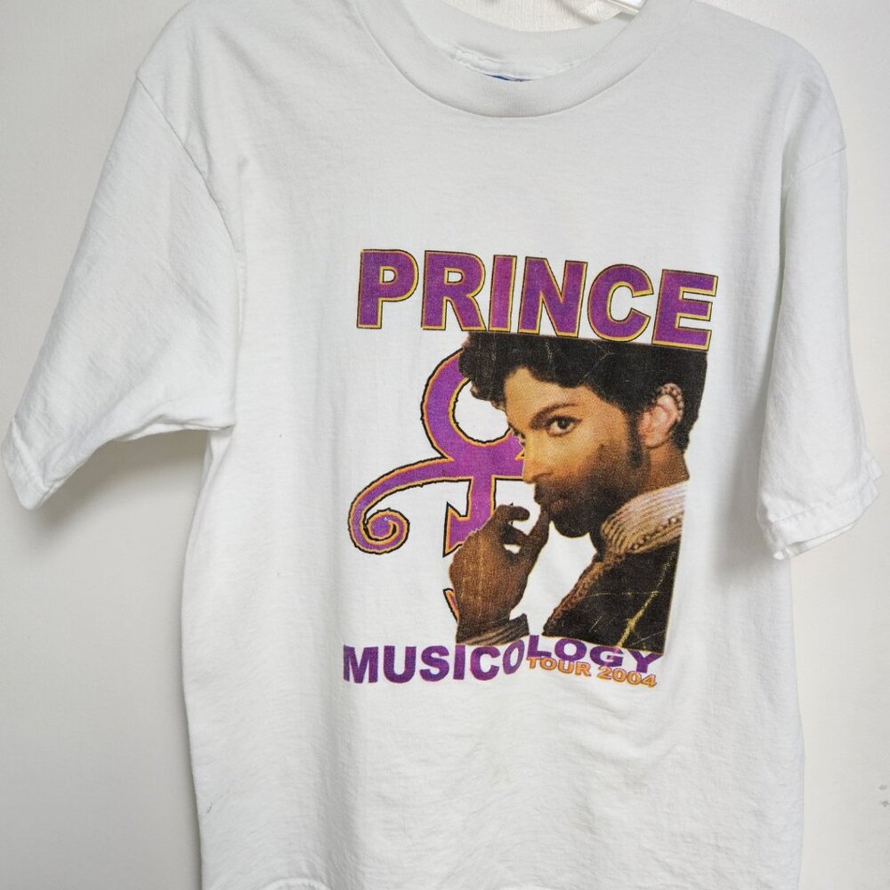 Vintage 2004 Prince Musicology Tour Concert T-Shirt Size L All Sport / C-4
